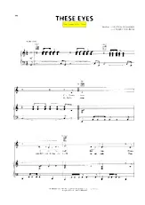 download the accordion score These Eyes (Interprètes : The Guess Who) (Slow) in PDF format