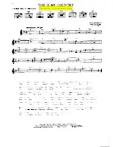 download the accordion score This is my country (Interprètes : Fred Waring & The Pennsylvanians) (Marche) in PDF format