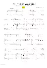 scarica la spartito per fisarmonica Till there was you (Du Film : The Music Man) (Boléro) in formato PDF