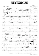 descargar la partitura para acordeón Viens danser à Rio (Samba) en formato PDF