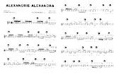 télécharger la partition d'accordéon Alexandrie Alexandra (Disco) au format PDF