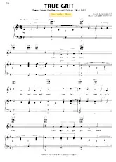 download the accordion score True grit theme (Chant : Glen Campbell) (Boléro) in PDF format