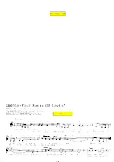 télécharger la partition d'accordéon Twenty-four hours of lovin' (Slow Variété) au format PDF