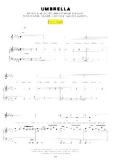 télécharger la partition d'accordéon Umbrella (Chant : Rihanna) (Reggae) au format PDF