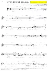 télécharger la partition d'accordéon Up where we belong (Chant : Jennifer Warnes & Joe Cocker) (Slow) au format PDF