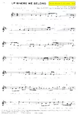 descargar la partitura para acordeón Up where we belong (Chant : Jennifer Warnes & Joe Cocker) (Slow) en formato PDF