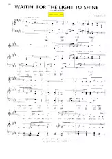 descargar la partitura para acordeón Waitin' for the light to shine (Du Film : Big River) (Chant : Terry Farley) (Slow) en formato PDF