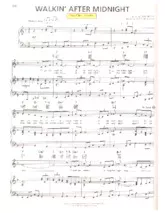 télécharger la partition d'accordéon Walkin' after midnight (Chant : Patsy Cline) (Slow Fox-Trot) au format PDF