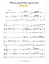 download the accordion score Walking in the sunshine (Boléro) in PDF format