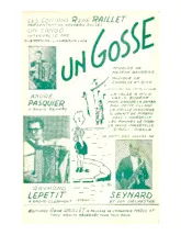 télécharger la partition d'accordéon Un Gosse (Enregistré par : André Pasquier / Raymond Lepetit / Seynard et Son Orchestre) (Tango Rythmé) (Piano) au format PDF