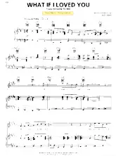 télécharger la partition d'accordéon What if I loved you (Du Film : Return to me) (Chant : Dean Martin) (Swing Madison) au format PDF