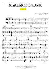download the accordion score What kind of fool am I (Du Film : Stop the world I want to get off) (Chant : Perry Como) (Slow) in PDF format