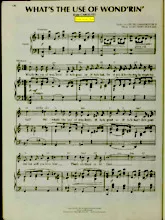 scarica la spartito per fisarmonica What's the use of wond'rin' (Du Film : Carousel) (Chant : Shirley Jones) (Slow) in formato PDF