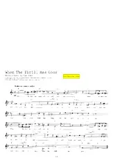 télécharger la partition d'accordéon When the thrill has gone (Chant : Max Bygraves) (Slow) au format PDF