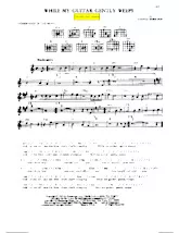 descargar la partitura para acordeón While my guitar gently weeps (Country) en formato PDF