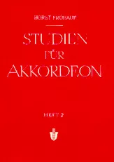 télécharger la partition d'accordéon Studien für Akkordeon (Etudes pour accordéon) (Divers Compositeurs) (Arrangement : Horst Frühauf ) (Accordéon) (17 Titres) (Volume 2) au format PDF
