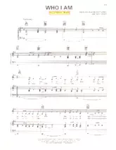 télécharger la partition d'accordéon Who I am (Chant : Jessica Andrews) (Rumba) au format PDF