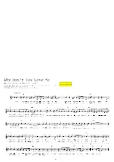 télécharger la partition d'accordéon Why don't you love me (Country Swing Madison) au format PDF