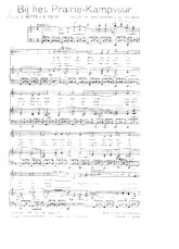 descargar la partitura para acordeón Bij het prairie-Kampvuur en formato PDF