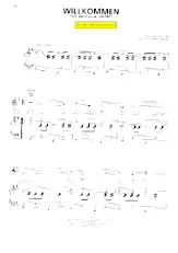 télécharger la partition d'accordéon Wilkommen (Du Film : Cabaret) (Chant : Joel Grey) (Dixie Fox) au format PDF