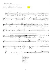 télécharger la partition d'accordéon You got it (Chant : Roy Orbison) (Boléro) au format PDF