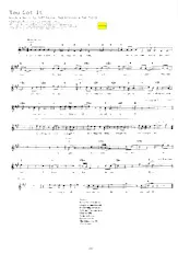 descargar la partitura para acordeón You got it (Chant : Roy Orbison) (Boléro) en formato PDF