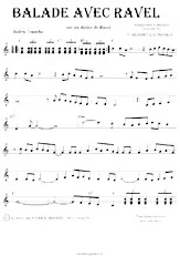 scarica la spartito per fisarmonica Balade avec Ravel (Sur un thème de Ravel) (Arrangement de Patrick Messifet et Daniel Thomas) (Boléro Rumba) in formato PDF
