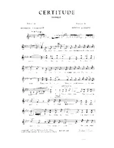 download the accordion score Certitude (Tango) in PDF format