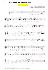 download the accordion score You keep me hangin' on (Chant : Kim Wilde) (Disco Rock) in PDF format