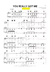 scarica la spartito per fisarmonica You really got me (Interprètes : The Kinks) (Disco Rock) in formato PDF