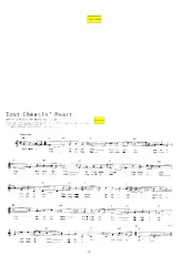 télécharger la partition d'accordéon Your cheatin' heart (Slow Fox-Trot) au format PDF