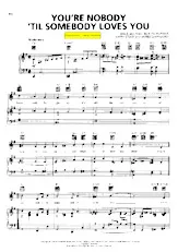 télécharger la partition d'accordéon You're nobody 'til somebody loves you (Chant : Dean Martin) (Swing Madison) au format PDF