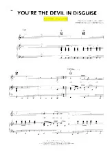 télécharger la partition d'accordéon You're the devil in disguise (Chant : Elvis Presley) (Swing / Rock and Roll) au format PDF