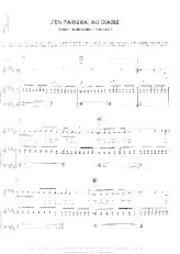 scarica la spartito per fisarmonica J'en parlerai au diable (Chant : Johnny Hallyday) in formato PDF