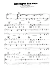 télécharger la partition d'accordéon Walking on the moon (Chant : The Police) au format PDF