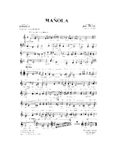 télécharger la partition d'accordéon Mañola (Arrangement : André Cuiret) (Rumba Boléro) au format PDF