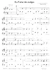 descargar la partitura para acordeón La valse des neiges (Schneewalzer) (Arrangement simplifié de René Grolier) en formato PDF