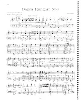 télécharger la partition d'accordéon Dança Hungara N°6 (Danse Hongroise N°6) (Arrangement pour accordéon de Mario Mascarenhas) au format PDF