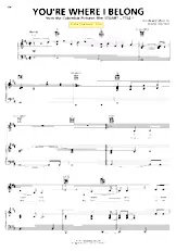 scarica la spartito per fisarmonica You're where I belong (Du Film : Stuart Little) (Chant : Trisha Yearwood) (Slow) in formato PDF