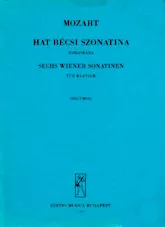 download the accordion score Wolfg Six Viennese Sonatinas (Sechs Wiener Sonatinen) (Arrangement : Solimos Péter) (Edition : Musica Budapest) (Piano) in PDF format