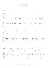 download the accordion score Je t'ai manqué (Chant : Alain Bashung) (Rock Ballade) in PDF format
