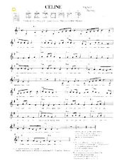 télécharger la partition d'accordéon Céline (Chant : Hugues Aufray) (Boléro) au format PDF