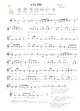 descargar la partitura para acordeón Céline (Chant : Hugues Aufray) (Boléro) en formato PDF