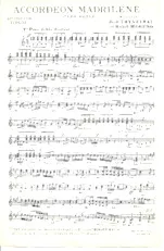 scarica la spartito per fisarmonica Accordéon Madrilène (Paso Doble) in formato PDF