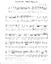descargar la partitura para acordeón Adios Sevilla (avec coda) (Paso Doble) en formato PDF