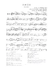 télécharger la partition d'accordéon Amor (Arrangement : Haroldo Barbosa) (Boléro) au format PDF