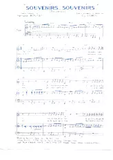 descargar la partitura para acordeón Souvenirs Souvenirs (Chant : Johnny Hallyday) en formato PDF