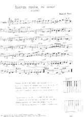 télécharger la partition d'accordéon Buenas noche Mi amor (Boléro) au format PDF