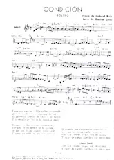 descargar la partitura para acordeón Condición (Boléro) en formato PDF