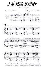 télécharger la partition d'accordéon J'ai peur d'aimer (Orchestration Complète) (Rock Chanté) au format PDF